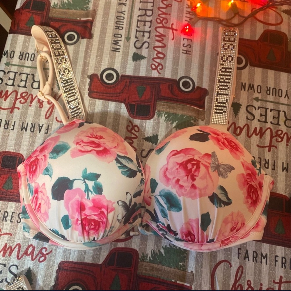 Victoria’s Secret Sparkle strap bathing suit TOP